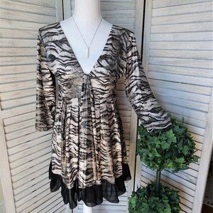 BEAUTIFUL WR 9000 Snake Print Dress M
